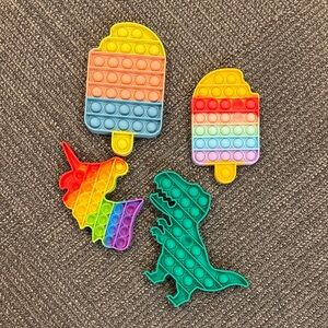 Colorful Pop It Fidget Toy Set